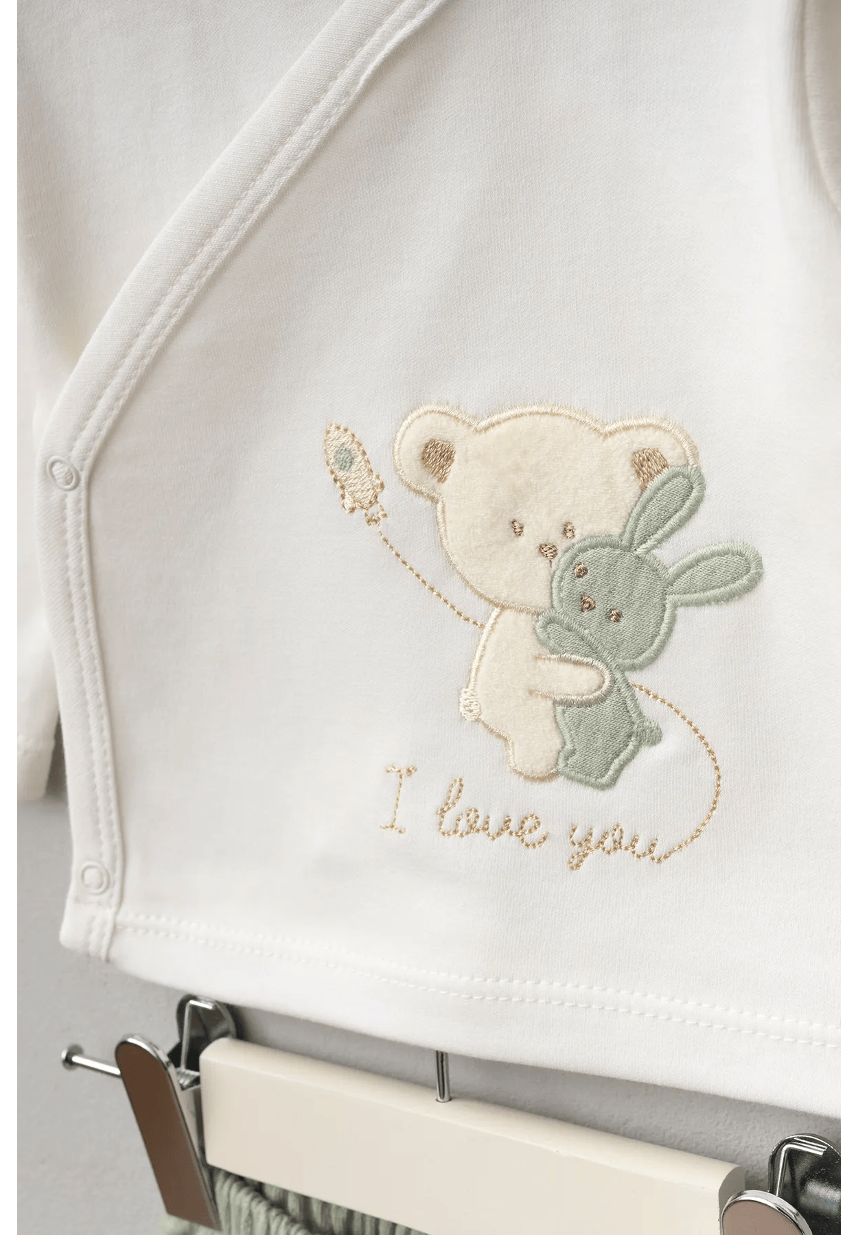 Sarılan Ayıcık Desenli 10 Parça Kutulu Hastane Çıkışı