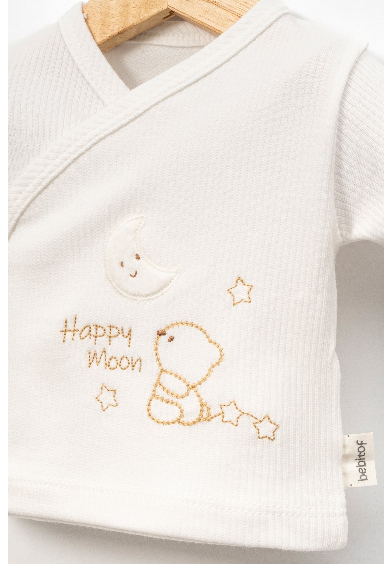 Pamuklu 10'lu Bebek Hastane Çıkışı - Happy Moon Ayıcıklı Yenidoğan Seti